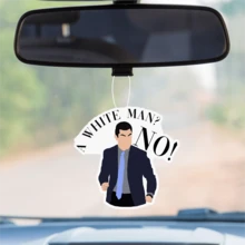 Deodorante auto carino a forma di topo - Diffusore sospeso per specchietto retrovisore auto - Pastiglie deodoranti per auto, unisex - ghiaccio nero - Visualizzare 6