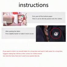 Sanrio 1pc/6pcs Cartoon Hello Kitty Fabric Sticker Embroidery Label Cute Patch For Clothes, Self-Adhesive Waterproof Decal, Suitable For All Kinds Of Clothing. (Random Style)