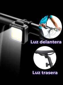 Luz Led LED.69 Modo Dual (Rojo y Blanco) Carga USB y Resistente al Agua Mayor versatilidad y seguridad ELE-GATE - negro - Ver 5