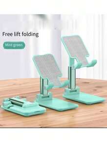 Portable Foldable Adjustable Desktop Phone/Tablet Stand, Slouchy Live Streaming Phone Holder, Universal