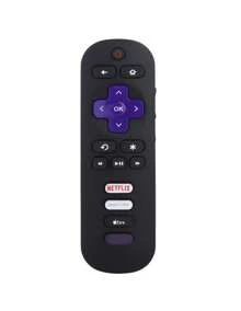 Control Remoto Compatible Con Tcl Roku Tv Smart Tv - Negro - Ver 1