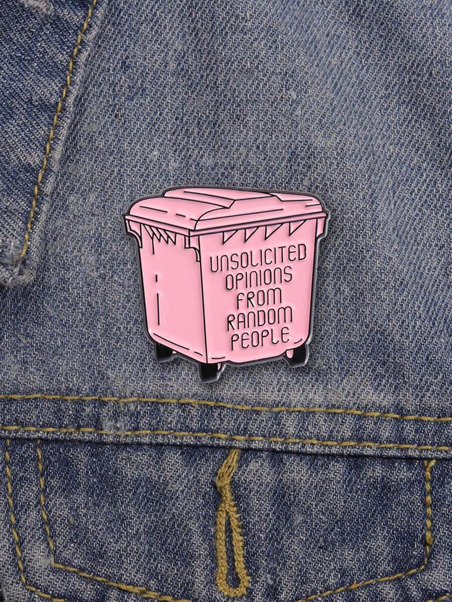 Unhas Cerâmicas Esmaltadas, Design de Caixa de Armazenamento Temática Rosa OPINIÕES NÃO SOLICITADAS DE PESSOAS ALEATÓRIAS Emblemas, Acessórios de Mochila e Roupa, Broches de Metal, Acessórios de Mala e Moda, Acessórios de Roupa, Broches de Liga Metálica Alfinete para Encantos de Bolsa, Acessórios Escolares Kpop, Acessórios de Escritório, Camisas, Jaquetas, Joias, Acessórios de Fantasia de Natal, Presentes Masculinos, Alfinetes de Bolsa