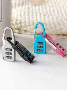 2/4/6 piezas Candado de combinación de 3 dígitos de color aleatorio, sin llave, resistente al agua, adecuado para equipaje, estuche de lápices, mochila, candado de agua con diseño de dibujos animados, aplicable para viajes al aire libre, dormitorio de estudiantes, gabinete, cajón, casco, taquilla, equipaje, accesorios de viaje, taquilla del gimnasio escolar, gabinete deportivo, cerca, caja de herramientas - Multicolor - Ver 5