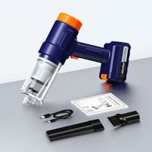 CascadeVac Odkurzacz bezprzewodowy o dużej mocy, podwójne zastosowanie w domu i samochodzie, mocne ssanie, odkurzacz ładowany przez USB, z różnymi akcesoriami, wielofunkcyjne narzędzie do czyszczenia szczelin