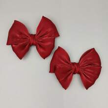 2pcs/Set Bow Design Elegant Decorative Shoe Clips, Colorful, Shiny & Charming For Holidays Like Valentine's Day, Lovely Gift (Shoes Not Included), Summer Sandals Accessories