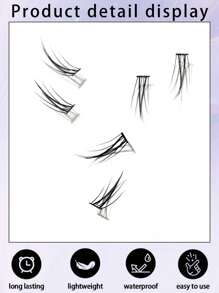 60 Clusters Bottom Eyelashes, C Curl, Segmented Natural Manga Eye, Clear Band, Individual Lashes For Daily Makeup Extension Eyelashes DIY At Home, Soft & Be Convenient To Use Lash Clusters, Eyelash Clusters, Individual Eyelashes, Lashes, Fake Lashes