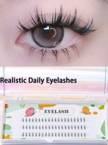 60 Clusters Bottom Eyelashes, C Curl, Segmented Natural Manga Eye, Clear Band, Individual Lashes For Daily Makeup Extension Eyelashes DIY At Home, Soft & Be Convenient To Use Lash Clusters, Eyelash Clusters, Individual Eyelashes, Lashes, Fake Lashes