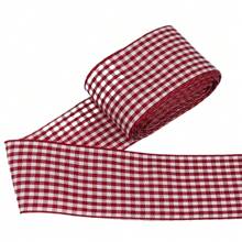 Gingham Ribbon Plaid Ribbon For Gift Wrapping Party Wedding Christmas Decoration