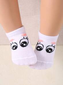 2 pares de meias fofas para bebês e crianças pequenas, uma combinação para meninos e meninas, adequadas para crianças de 0 a 3 anos e que podem ser usadas em todas as quatro estações.