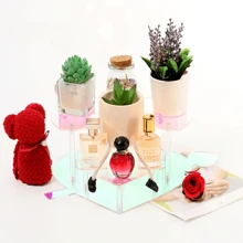 1 Set Acrylic Heart Shaped Jewelry Display Stand, Multi-Functional Crystal Jewelry Display Rack Storage Box For Perfume, Collectibles, Lipstick, Jewelry, Potted Plants Decoration - Multicolor - View 2