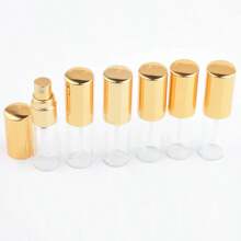 50Pcs 5ml Portable Empty Cosmetic Case Travel Spray Bottle Perfume For Gift Sample Mini Bottle Parfum Makeup Containrs