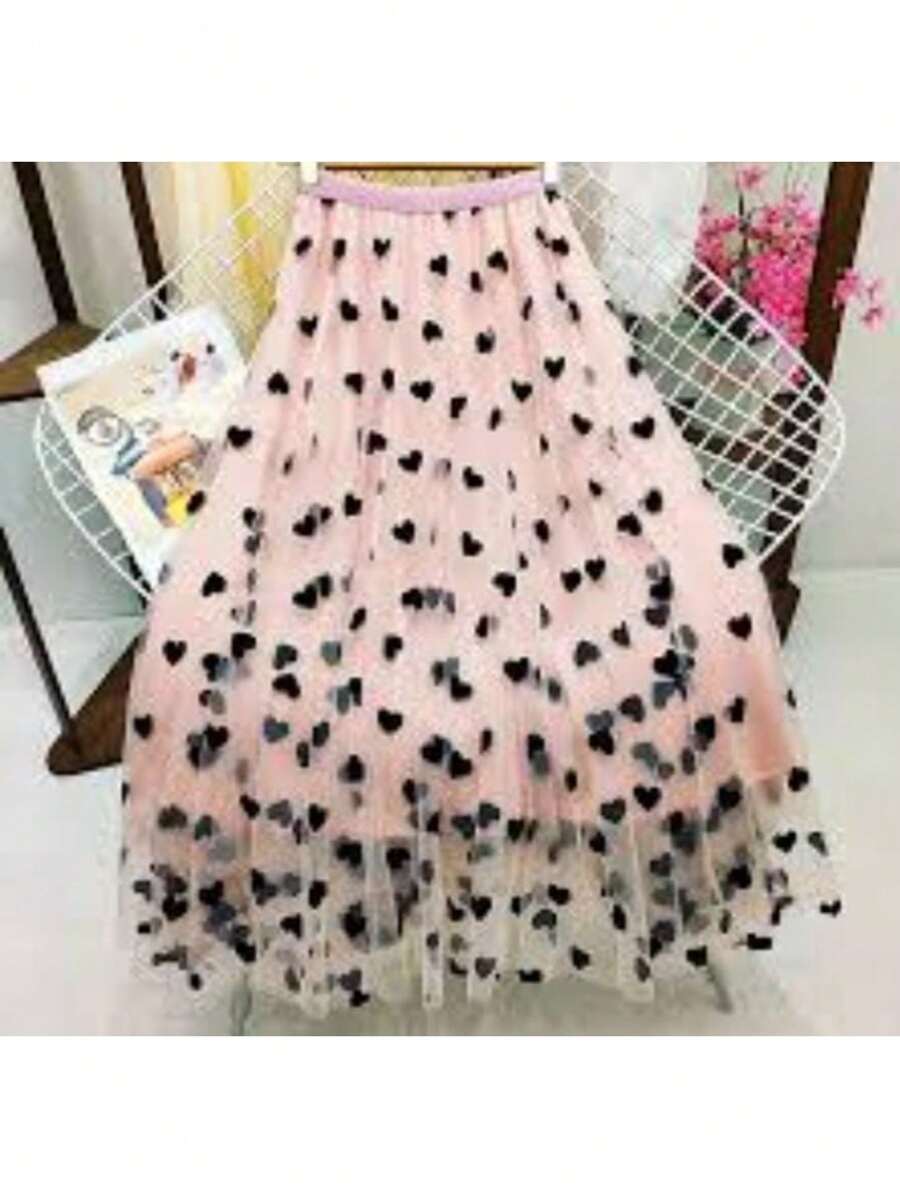 Linda Falda De Tul - Rosa - Ver 1