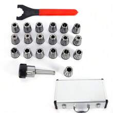 Morse Taper W/ Shank For CNC Millling Tool MTB2 ER32 M10 Spring Collet Chuck Set - Silver - View 10