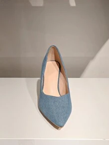 StellaMeli Beautiful Open Sandal In Pu And Glitter With Rhinestone Strap And Bow Rhinestone Heel 11cm And 2.5cm Stylish Sandals - Blue - View 3