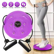NetHong Waist Twisting Disc Body Shaping Slimming Balance Board With Rope Foot Massage - Purple - View 10