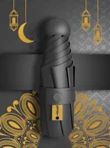 Paraguas tipo cápsula para mujer, de protección solar y contra la lluvia, dos en , mini, plegable en cinco partes, ultra ligero y compacto, portátil para la escuela, la oficina, el hogar y los viajes