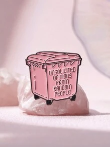 Unhas Cerâmicas Esmaltadas, Design de Caixa de Armazenamento Temática Rosa OPINIÕES NÃO SOLICITADAS DE PESSOAS ALEATÓRIAS Emblemas, Acessórios de Mochila e Roupa, Broches de Metal, Acessórios de Mala e Moda, Acessórios de Roupa, Broches de Liga Metálica Alfinete para Encantos de Bolsa, Acessórios Escolares Kpop, Acessórios de Escritório, Camisas, Jaquetas, Joias, Acessórios de Fantasia de Natal, Presentes Masculinos, Alfinetes de Bolsa