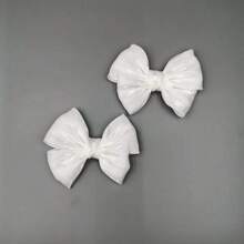 2pcs/Set Bow Design Elegant Decorative Shoe Clips, Colorful, Shiny & Charming For Holidays Like Valentine's Day, Lovely Gift (Shoes Not Included), Summer Sandals Accessories