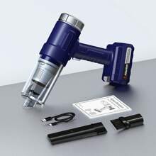 CascadeVac Odkurzacz bezprzewodowy o dużej mocy, podwójne zastosowanie w domu i samochodzie, mocne ssanie, odkurzacz ładowany przez USB, z różnymi akcesoriami, wielofunkcyjne narzędzie do czyszczenia szczelin