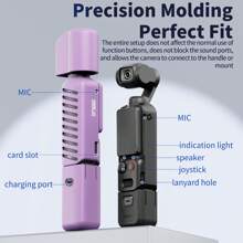 STARTRC 5 件/套 DJI Pocket 3 口袋相机硅胶保护套，包括机身、镜头盖、防摔配件