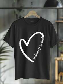 Be Kind Motivational Kindness Inspirational Encouragement T-Shirt Casual Short Sleeve Shirt