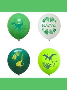 Dinosaurus thema Happy Birthday banner, vlag, ballon, topper decoraties voor thuisfeesten
