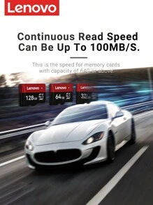 Lenovo 内存卡 512G 32GB 64GB 128GB 256GB U3 迷你 SD 卡 Class 10 TF 闪存卡 Micro TF SD 卡 内存卡 适用于手机 PC 耳机 扬声器 高清相机 PSP SD 适配器