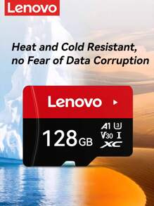 Lenovo 内存卡 512G 32GB 64GB 128GB 256GB U3 迷你 SD 卡 Class 10 TF 闪存卡 Micro TF SD 卡 内存卡 适用于手机 PC 耳机 扬声器 高清相机 PSP SD 适配器