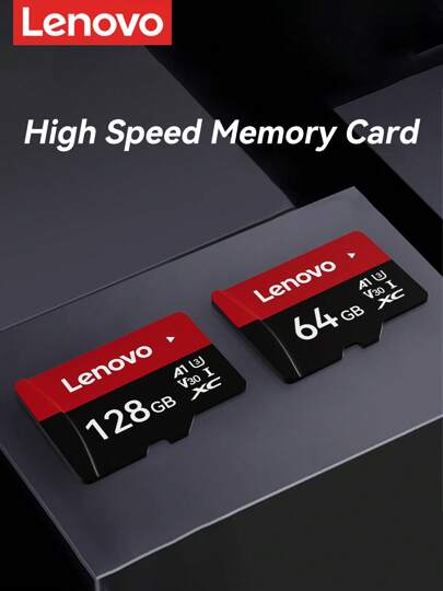 Lenovo Memory Card 512G 32GB 64GB 128GB 256GB U3 Mini SD Card Class 10 TF Flash Card Micro Tf SD Cards Memory Card For Mobile Phone PC Earphone Speaker HD Camera PSP SD Adapter