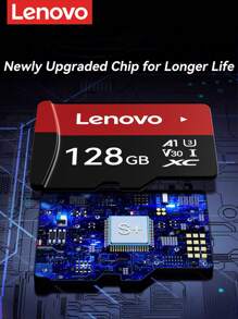 Lenovo 内存卡 512G 32GB 64GB 128GB 256GB U3 迷你 SD 卡 Class 10 TF 闪存卡 Micro TF SD 卡 内存卡 适用于手机 PC 耳机 扬声器 高清相机 PSP SD 适配器