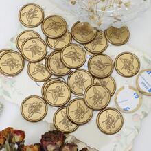 Thank You Wax Seal Stickers, 30 Pack Wax Stickers Envelope Wedding Invitation Seals, Bronze Gold/Silver Self Adhesive Wax Stickers For Party, Christmas, Envelope, Gift Wrapping