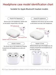 Vỏ bảo vệ tai nghe bằng silicon hình trà sữa hoạt hình vui nhộn của Apple tương thích với Airpods tương thích với Airpods1/2 AirPods Pro - Nhiều màu - Xem 2