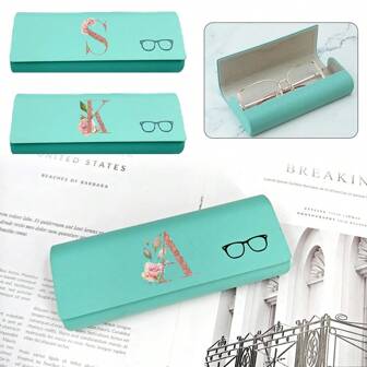 Hard-Shell Spectacle Case Men Women Glasses Case PU Leather Portable Anti-Extrusion Sunglasses Storage Box Folding Eyewear Pouch