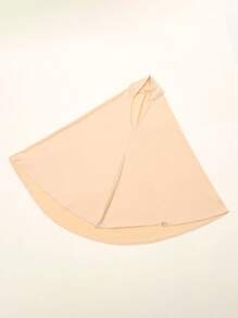 1pc Solid Color New Design Ladies Hijab Head Scarf Cover Hat, Elastic Mesh Headwrap Tube Cap For - Multicolor - View 8