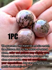 QYDCX 1 szt. Naturalna kryształowa kula, polerowana, kula wróżbiarska, dekoracja do doniczki do wnętrz, kamień równoważący energię i uzdrawiający (25 mm) - 1 szt - Zobacz 20