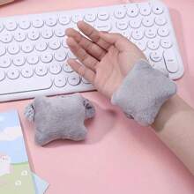 3PCS/1PC Office Desk Mouse Wrist Pad, Computer Typing Wrist Rest, Anti Friction, Warm, Ergonomically Designed, Suitable For Office, Study, And Computer Use,