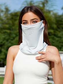 Women's Hanging Ear Full Face Sun Visor, UV Protection Neck Cover, Suitable For Outdoor Use In Summer - Sun Protection Mask - View 4