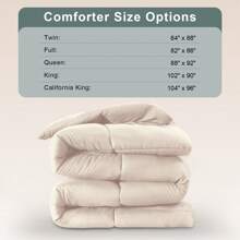 JustLet Comforter Duvet Insert All Season Comforters Full Size With Corner Tabs Machine Washable Down Alternative Quilted Bed