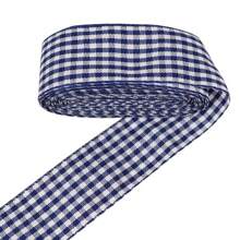 Gingham Ribbon Plaid Ribbon For Gift Wrapping Party Wedding Christmas Decoration