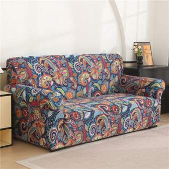 [Fashion Essential] Bohemian Style Sofa Cover, Stretchy Fabric, Renew Your Home, Suitable For All Seasons, Ideal For Home, Outdoor, Office, Parties, Hotels, Holiday Gift, Seasonal Switch Gifts Birthday Graduation Couch Cover Sofa Covers Room Decor Living Room Decor