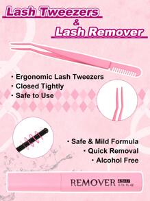 560 件戏剧性 C 卷曲 8-16 毫米混合 DIY 睫毛延长套装 DIY 下睫毛睫毛书大容量柔软单独簇睫毛打造蓬松自然纤细 Y2k 蝴蝶元素粉色底卡居家造型持久 DIY 睫毛胶、DIY 胶水去除剂、DIY 睫毛镊子（下睫毛 + 80D） - 黑色 - 查看 7