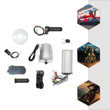 HYYKJ-US 3000W Electric Brushless Motor Conversion Kit 48-72V Fit Go Kart Scooter - 1 - 查看 3
