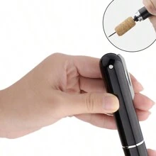 2 合 1 气压开瓶器，带铝箔切割器，易于打开的气泵，便携式旅行开瓶器，手持式葡萄酒软木塞起子，葡萄酒爱好者的最佳礼物 - 彩色 - 查看 4