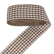 Gingham Ribbon Plaid Ribbon For Gift Wrapping Party Wedding Christmas Decoration
