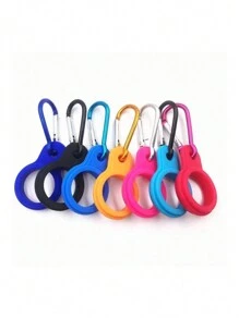 شنطه سفر اغراض سفر لوازم السفر اغراض السفر اشياء للسفر1/ 2/ 3/ 4/ 5 خطاف ثقيل مصنوع من الألومنيوم وحلقة مطاطية، لتثبيت زجاجات المياه - مثالي للتخييم والتنزه، متوفر ب- 11 لون مختلف، هدية مثالية لعشاق السفر والتسلق والمغامرات الخارجية، مشبك زجاجة المياه المعدنية من السيليكون، مشبك زجاجة المياه للتسلق، معدات التسلق (سيتم إرسال ألوان خطاف عشوائية)