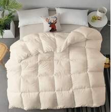 JustLet Comforter Duvet Insert All Season Comforters Full Size With Corner Tabs Machine Washable Down Alternative Quilted Bed