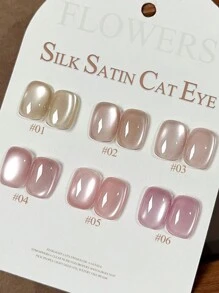 MISS SHAKA 10ml Autumn Moon Night Cat Eye Gel Nail Polish Nail Art Nail Salon Special For Autumn And Winter Black Clever Amber Brown Glass Bead Nail Gel Nail Supplies Christmas Nails