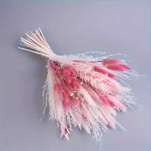 Ramo de 44/53 piezas de hierba de la pampa artificial - Ratán sin batería, para decoración de fiesta, Día de San Valentín, Navidad, Pascua, regalos de Acción de Gracias, cumpleaños, graduación, decoración de otoño