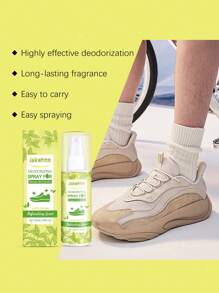 jakehoe 1盒100毫升鞋袜除臭喷雾，鞋袜清新剂，快速去除异味，保持清新干爽，独特绿茶香氛，便捷喷雾设计，适用于所有鞋袜 - 鞋襪除臭噴霧 - 查看 10