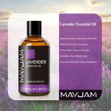 Lavender Essential Oil 10/30/100ml, MAYJAM 1pc Premium Lavender Oil, Suitable For Aromatherapy Diffuser, Humidifier, Candle And Handmade Soap Making, Home DIY Fragrance Essential Oil, Long Lasting Fragrance - Lavender - View 4